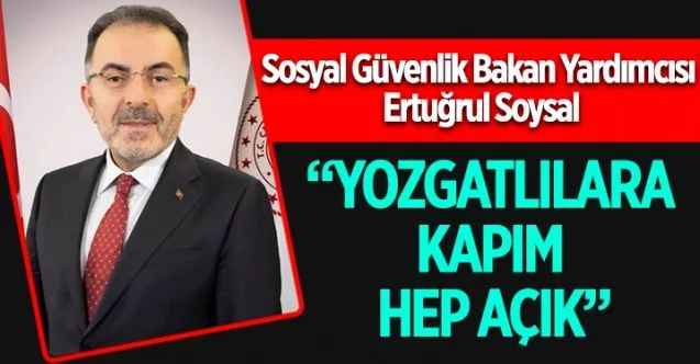 Kayseri Yozgatlılar Federasyonu Başkanı Deniz Çağan ve yönetim kurulu üyeleri, Çalışma ve Sosyal Güvenlik Bakan Yardımcısı Ertuğrul Soysal’ı ziyaret ettiler