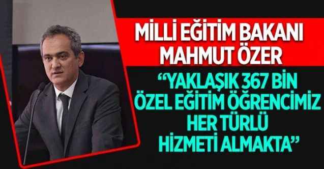 Milli Eğitim Bakanı Mahmut Özer, Ders Aletleri Yapım Merkezi'nde, özel eğitim uygulama okullarında kurulacak beceri atölyelerinde yer alacak malzemelerinin tanıtım ve dağıtım programına katıldı