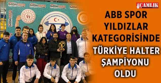 Ankara Büyükşehir Belediye Spor Kulübü Halter Takımı, topladığı 214 puanla Türkiye Şampiyonu oldu