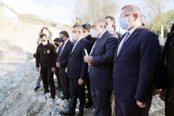 Yozgat’ın Çekerek İlçesine yapılan Sportif Rafting Parkuru inşaatında sona gelindi