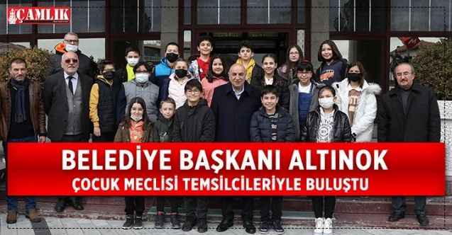 Keçiören Belediyesi Kent Konseyi Çocuk Meclisi temsilcileri Keçiören Belediye Başkanı Turgut Altınok’u ziyaret ettiler