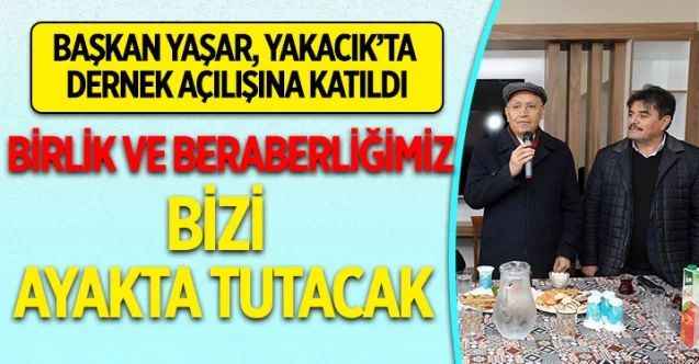 Yenimahalle Belediye Başkanı Fethi Yaşar, Yakacık Mahallesi Güzelleştirme Derneği’nin açılışına katıldı