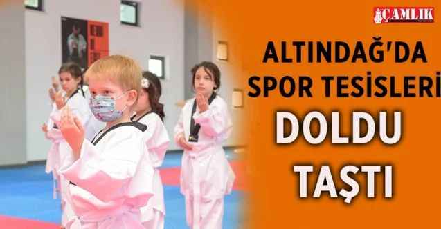 Altındağ'da geçtiğimiz ay coşku dolu bir törenle açılışları yapılan spor tesisleri doldu taştı