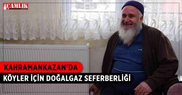 Kahramankazan Belediye Başkanı Serhat Oğuz’un, ilçedeki tüm köylerin doğalgazla buluşturulması için başlattığı doğalgaz seferberliği devam ediyor