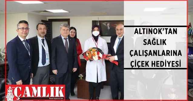 Keçiören Belediye Başkanı Turgut Altınok ilçedeki Tepebaşı Ağız ve Diş Sağlığı Merkezi’ni ziyaret ederek burada görev yapan sağlıkçıların 14 Mart Tıp Bayramı’nı kutladı