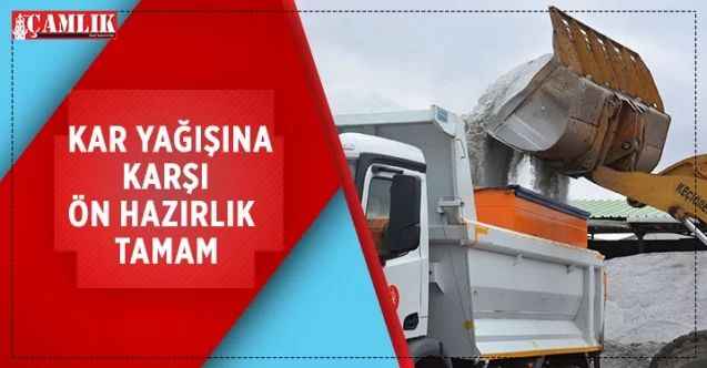 Keçiören Belediyesi, Meteoroloji Genel Müdürlüğünün Ankara’da bu geceden itibaren kar uyarısı yapmasının ardından hazırlıklara başladı