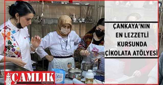 Zübeyde Hanım Çankaya Evi, çikolata atölyesine ev sahipliği yaptı