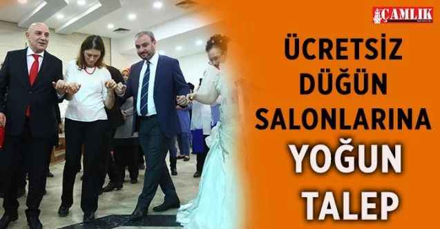 Keçiören Belediyesi tarafından düğün, söz ve nişan gibi özel günler için ücretsiz hizmet veren düğün salonu ve mahalle konakları yoğun ilgi görüyor