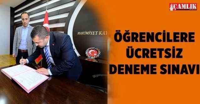 Akdağmadeni Belediyesi Üniversiteye Hazırlanan Öğrencilere Ücretsiz Deneme Sınavı