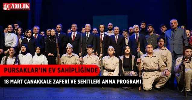 Devlet Tiyatroları Pursaklar Sahnesinde, İl Milli Eğitim Müdürlüğü’nün düzenlediği 18 Mart Çanakkale Zaferi ve Şehitleri Anma programı düzenlendi