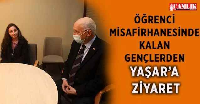Yenimahalle Belediye Başkanı Fethi Yaşar, Yenimahalle Belediyesi Öğrenci Misafirhanesi’ne yerleşen üniversite öğrencisi gençlerle bir araya geldi
