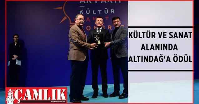 Altındağ'da hayata geçirilen Kültür-Sanat projeleri, AK Parti tarafından ödüle layık görüldü