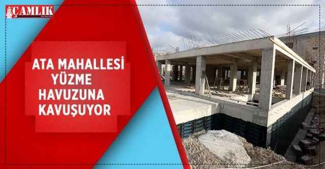 Yenimahalle Belediye’nin Ata Mahallesi’nde yapımına başladığı ilçenin 5’inci yüzme havuzu için geri sayım başladı