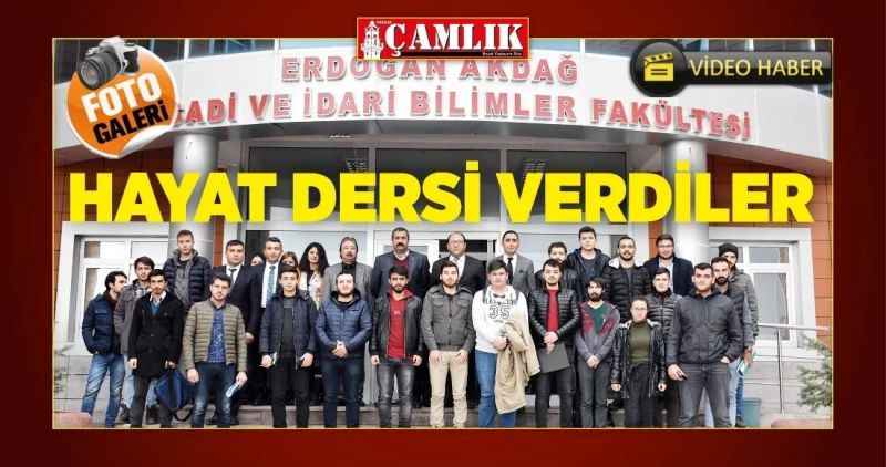 Hayat dersi verdiler!