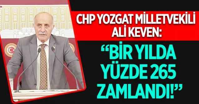 Cumhuriyet Halk Partisi Yozgat Milletvekili Ali Keven, akaryakıt fiyatlarındaki ÖTV ve KDV’nin kaldırılması hakkında verilen önerge üzerine konuştu