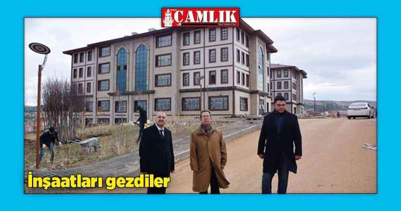 İnşaatları gezdiler