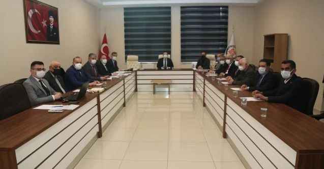 Yozgat Valisi Ziya Polat başkanlığında Yozgat Valiliği’nde toplantı yapıldı