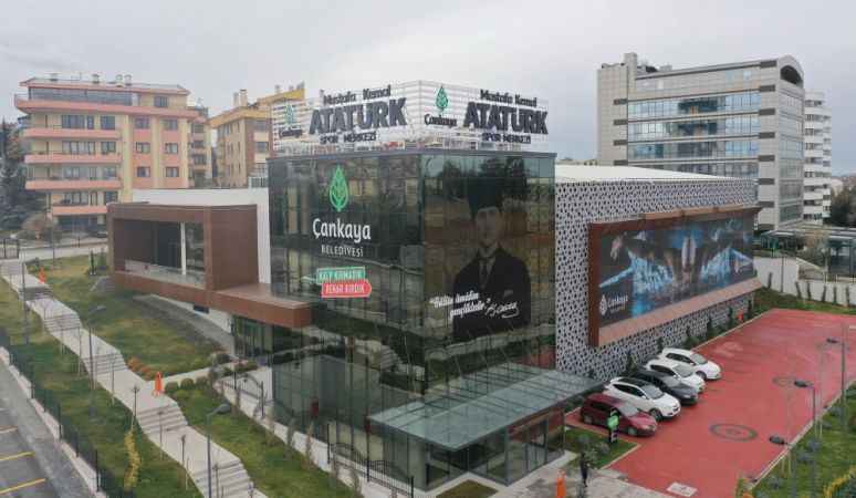 Çankaya Belediyesi Mustafa Kemal Atatürk Spor Merkezi spor yapmak isteyenlere farklı olanaklar sunuyor