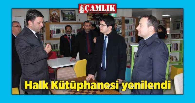 Halk kütüphanesi yenilendi