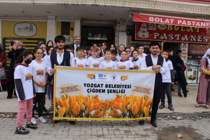 Yozgat’ta çiğdem şenliği düzenlendi