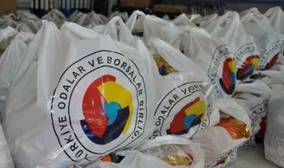 Sorgun Ticaret ve Sanayi Odası’ndan  ihtiyaç sahiplerine gıda paketi