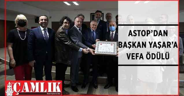 Ankara Sivil Toplum Kuruluşları Platformu (ASTOP), 2022 yılı Vefa Ödülü’nü Yenimahalle Belediye Başkanı Fethi Yaşar’a verdi