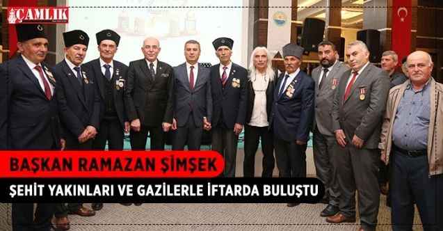 Gölbaşı Belediye Başkanı Ramazan Şimşek, düzenlenen programda şehit aileleri ve gazilerle iftar yaptı