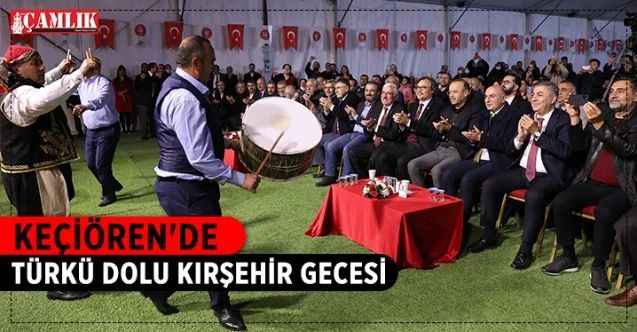 Keçiören Belediyesi, Kırşehir gecesi düzenleyerek şarkı, türkü ve çeşitli gösterilerle coşkulu bir geceye daha imza attı