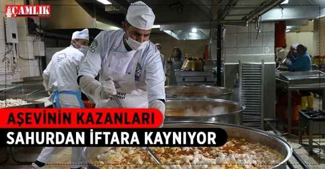 Etimesgut Belediyesi aşevi her gün 5 bin kişiye iftar yemeği sunuyor