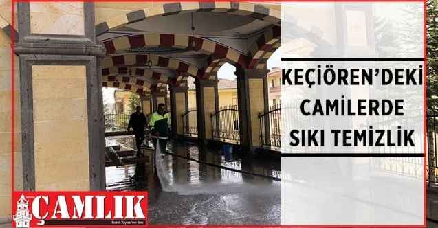 Keçiören Belediyesi, ilçede bulunan 300’e yakın camiyi Ramazan ayı boyunca belirli periyotlarla yıkayarak vatandaşın daha temiz bir ortamda ibadet etmesini sağlıyor