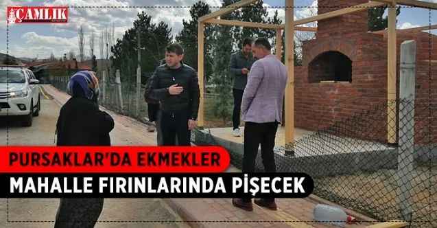 Pursaklar Belediyesi, vatandaşların günlük ihtiyaçlarını karşılamak için fırın yapım çalışmalarına devam ediyor