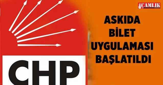 CHP Gençlik Kolları Tarafından Askıda Bilet Uygulaması Başlatıldı