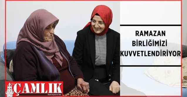 Akyurt Belediye Başkanı Hilal Ayık, her gün bir eve iftar ziyareti gerçekleştiriyor
