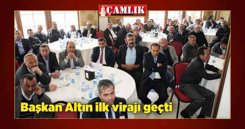 Başkan Altın ilk virajı geçti!