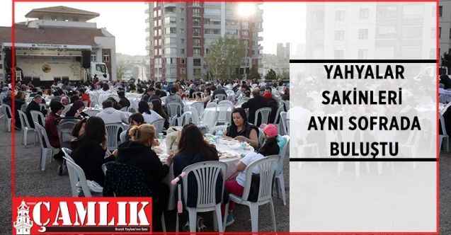 Yenimahalle Belediyesi, iftar sofrasında bu kez de Yahyalar Mahalle sakinlerini bir araya getirdi