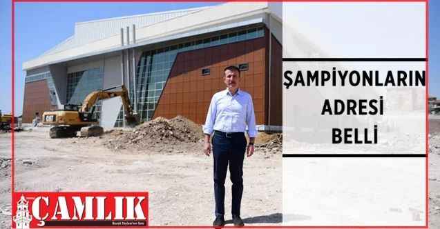 Ulubey Mahallesi’nde yapımına başlanan Sporcu Fabrikası’nda son aşamaya gelindi