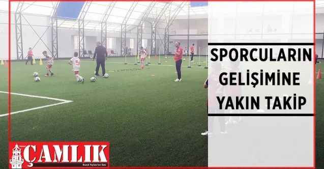 Yapıtur Yozgatspor Futbol Okulu bünyesinde bulunan sporculara test yaptı
