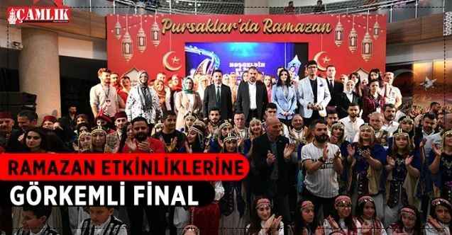 Pursaklar Belediyesi tarafından Ramazan Ayı boyunca Yaşam Merkezinde düzenlenen etkinlikler, muhteşem gösterilerle sona erdi