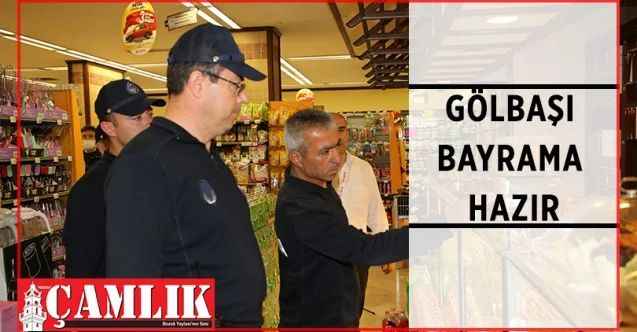 Gölbaşı Belediyesi'nden Bayram Denetimi