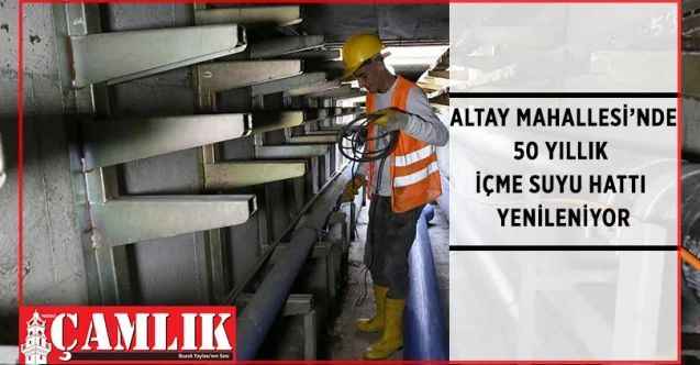 Etimesgut Altay Mahallesi’nde 50 Yıllık İçme Suyu Hattı Yenileniyor