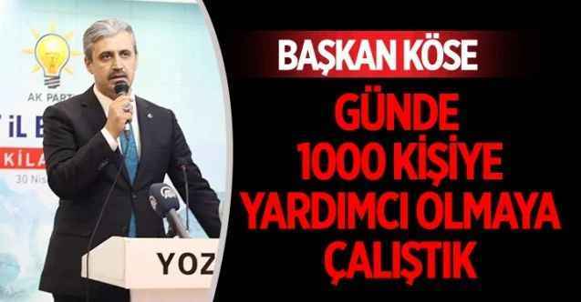 Yozgat Belediye Başkanı Celal Köse, AK Parti Yozgat İl Başkanlığı tarafından düzenlenen iftar programında vatandaşlarla bir araya geldi