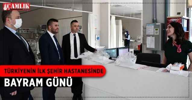 Yozgat Şehir Hastanesi'nde bayram kahvaltısı ve bayramlaşma yapıldı