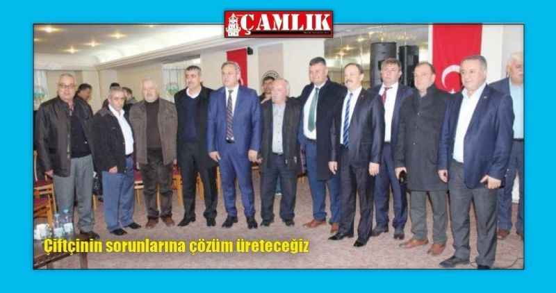 'Çiftçinin sorunlarına   çözüm üreteceğiz'