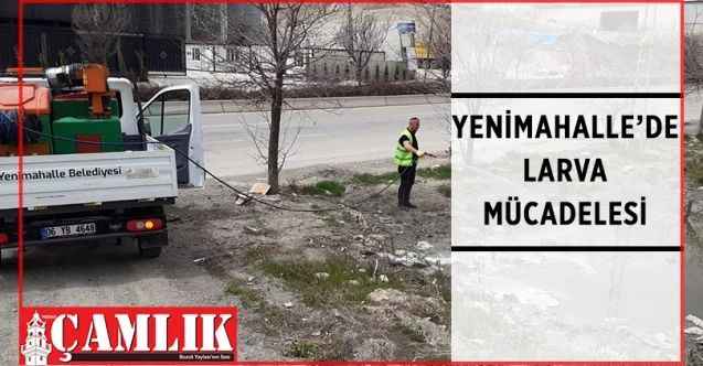Yenimahalle Belediyesi, sulak ve sazlık alanlarda larva mücadelesi başlattı