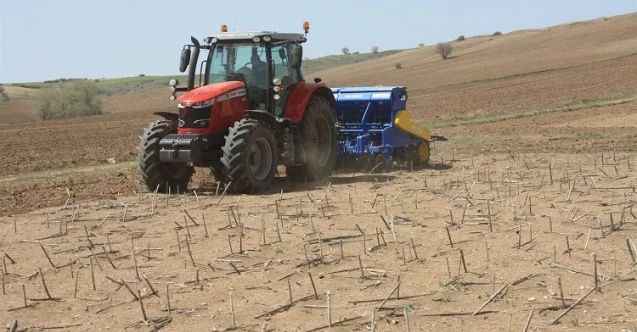 Yozgat'ta toprak işlemesiz nohut ekimi yapıldı