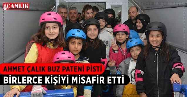Ahmet Çalık Buz Pateni Pisti’nden iki ayda 12 bin 250 çocuk ve genç faydalandı
