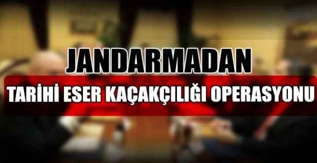 Ankara’da jandarma değeri 85 bin TL olan tarihi eserleri ele geçirdi