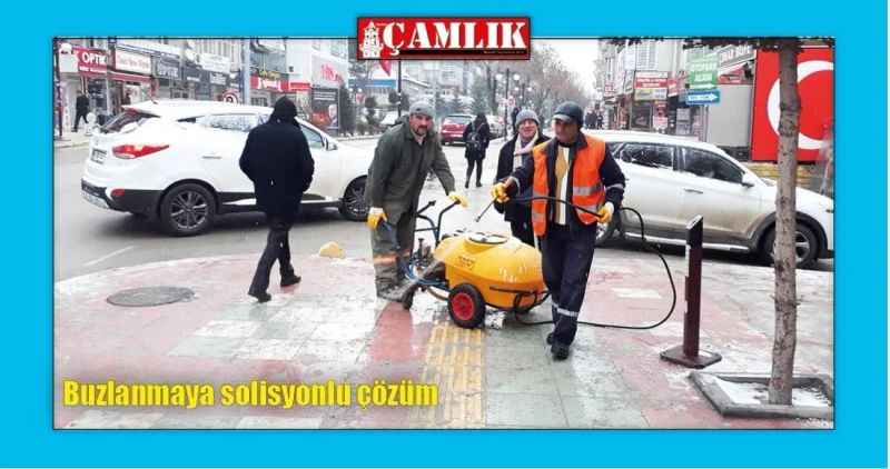 Buzlanmaya  solüsyonlu çözüm
