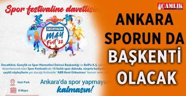 Gazi Park’ta Spor Festivali Başlıyor