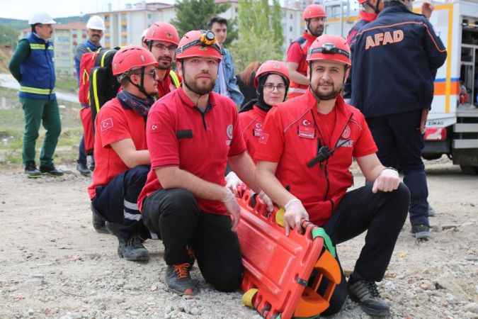 Yozgat’ta 300 personelli dev tatbikat  GERÇEĞİNİ ARATMADI